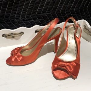 BP Platinum exclusive to Nordstrom Orange Satin 7M